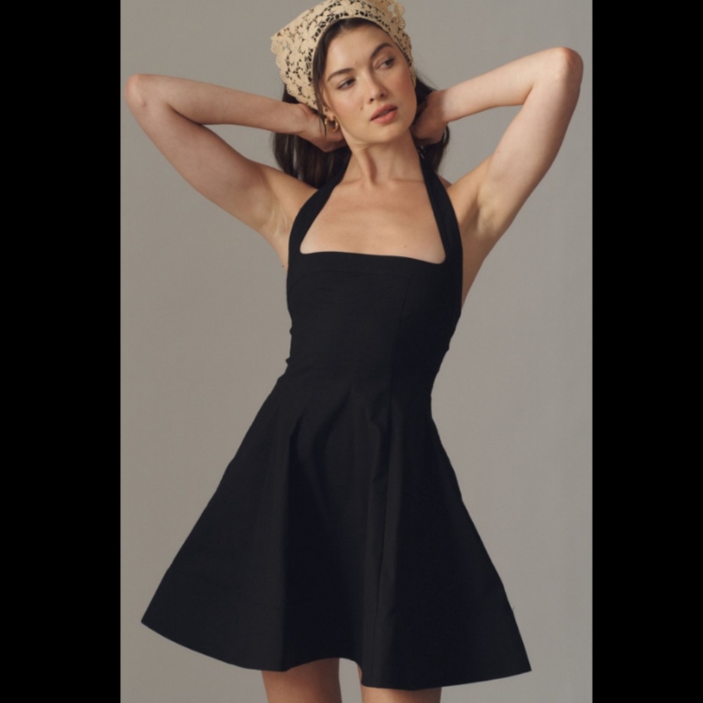 Maeve Black Halter Dress